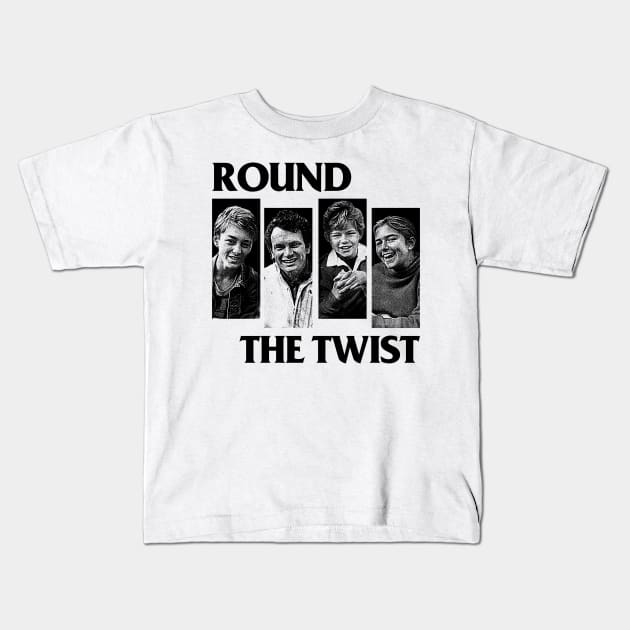 Round The Twist Kids T-Shirt by DankFutura